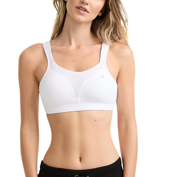 CHAMPION WOMEN’S SPORTS BRA, HIGH-IMPACT, MAXIMUM SUPPORT, BREATHABLE,...