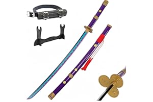 WENLAIJIN Zoro Sword,Bamboo Roronoa Zoro Cosplay Sword/enma,Original Textures for Anime,Suitable for Cosplay, Decoration, Collection.