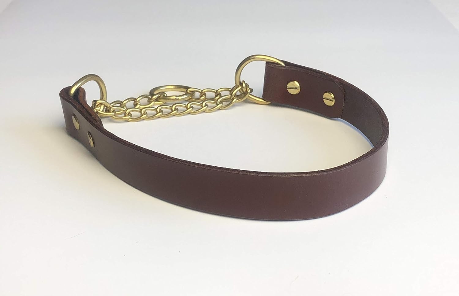 AUSTRALIAN NUT BROWN ITALIAN BRIDLE LEATHER LUXURY HANDMADE HALF CHECK