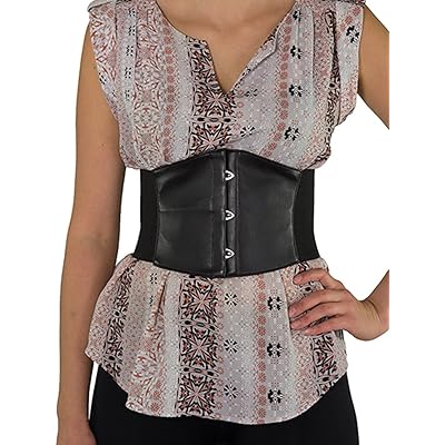 genuine leather corset belt