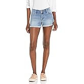WallFlower Women's Ultra Denim Shorts Mid-Rise Insta Soft Juniors (Standard and Plus), Sizes 0-24