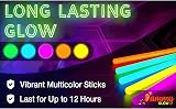 Ammy Glow Glow Sticks 100 Pack with 100 Connectors Kit 205 Pcs view 7