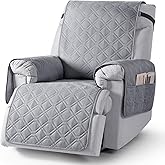 VANSOFY 100% Waterproof Recliner Chair Covers, Recliner Cover Non-Slip Dog Chair Cover Furniture Protector Washable Slipcover