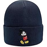 Disney Mens Disney Mickey Mouse Knit Light Winter Beanie Hat for Men