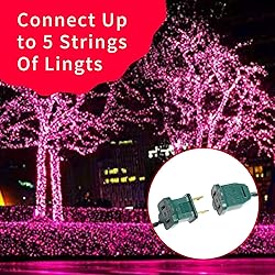 TWINGLEHOME Ultra-Bright Connects End to End Pink