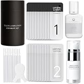 DLUX PROFESSIONAL Keratin &amp; Vitamin Brow Lamination Kit, 15 Treatments | Professional Korean brow lamination system with lift, set, primer, keratin vitamin cream and tools for up to 15 clients