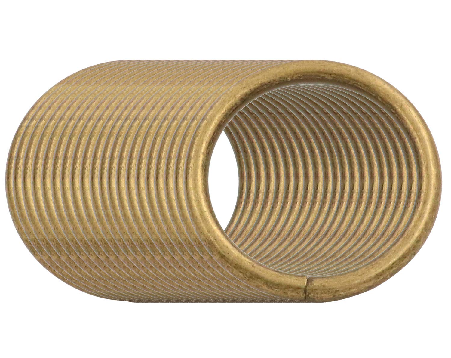 BIKICOCO 1-1/4'' Metal O-Ring Buckle Connector Round Loops Non Welded for Bags Webbing Purse and Belt Straps, Bronze, Pack of 20