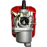 New Bike Engine Red Carburetor for 2 Stroke 49cc 50cc 60cc 66cc 80cc Bicycle Motorized Engine Kit