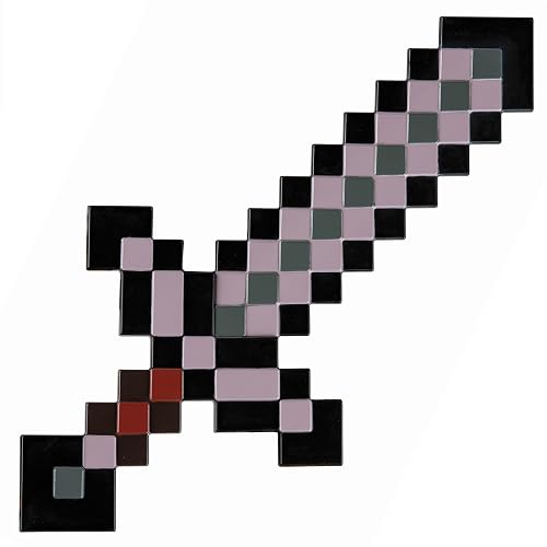 Disguise Minecraft Netherite Sword Costume Accessory, Official Plastic ...