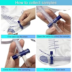 GlobalRoll Urinary Drainage Bag with Anti-Reflux