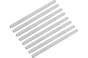 MECCANIXITY Fully Threaded Rod 5/16"-18 UNC Thread Pitch 304 Stainless Steel Right Hand Threaded Rods Bar Studs,5.91 inch 8 P