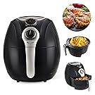 Simple Chef Air Fryer - Air Fryer For Healthy Oil Free Cooking - 3.5 Liter Capacity w/ Dishwasher Safe Parts