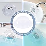 GreeSuit Bathtub Overflow Drain Cover for Deep Baths - Suction Cup Plug view 4