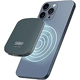 THE BYTE FOUNDRY Juicebox for MagSafe Portable Charger 5000mAh – USB-C Wireless Magnetic Power Bank for iPhone 12/13/14/15/16 Pro/Max, Google Pixel, and Samsung Galaxy, Battery Pack