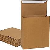 chiazllta 30Pcs Expandable Envelopes with Self Seal 13.23x9.37 In/ 33.6x23.8 cm Large Mailing Kraft Catalog Envelopes for Documents Brown Kraft for Home Office Business Storage and Organizing Photos