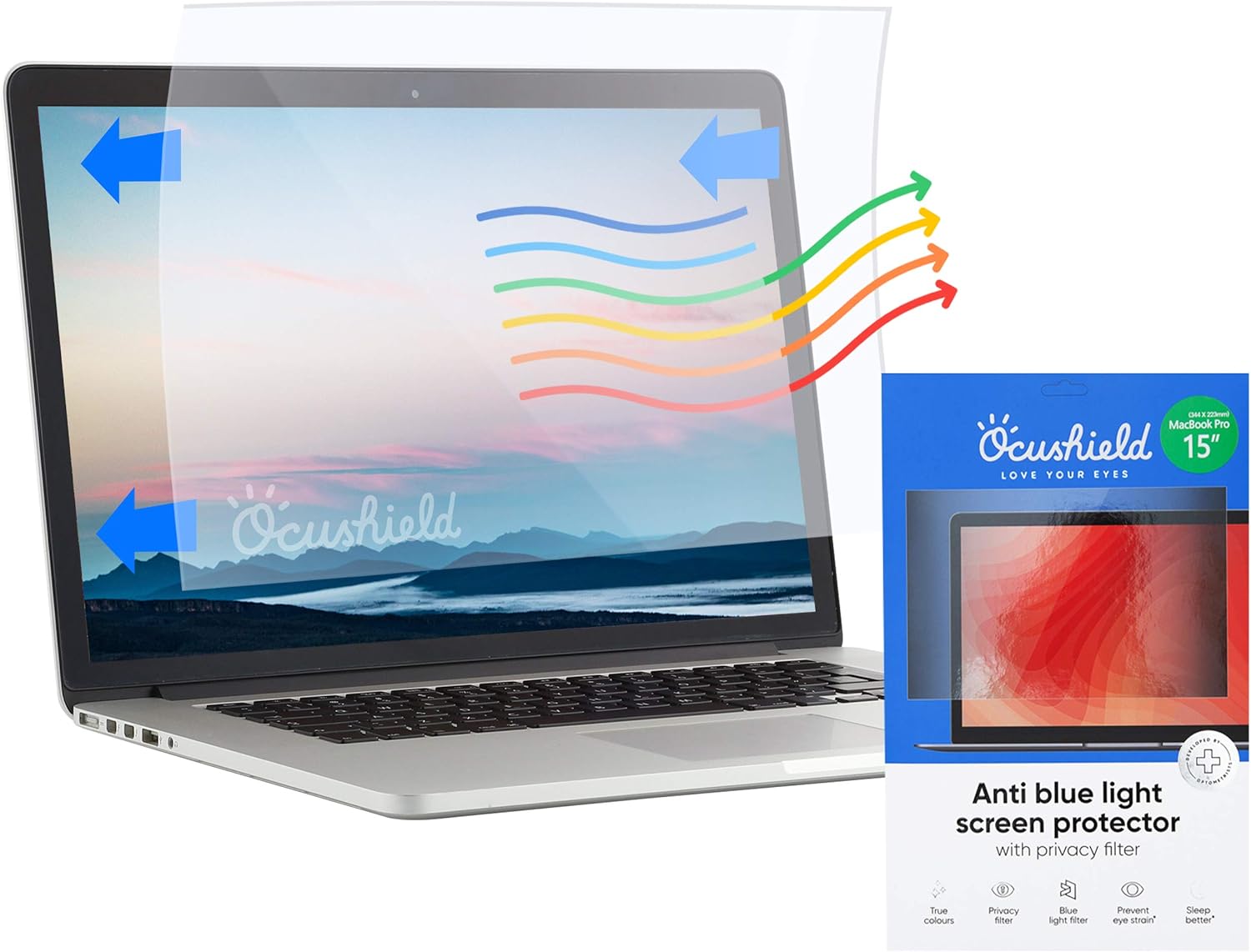 Ocushield Anti Blue Light Screen Protector For Apple Amazon.co.uk