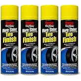 Stoner Car Care 91094-4PK More Shine Tire Finish – Tire Shine Spray for a Deep Matte Black Finish with Long-Lasting Rain-Resistant Protection, Non-Greasy No Sling – 12 oz (Pack of 4)