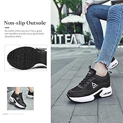 AONEGOLD Women's Platform Sneakers Wedges High Top