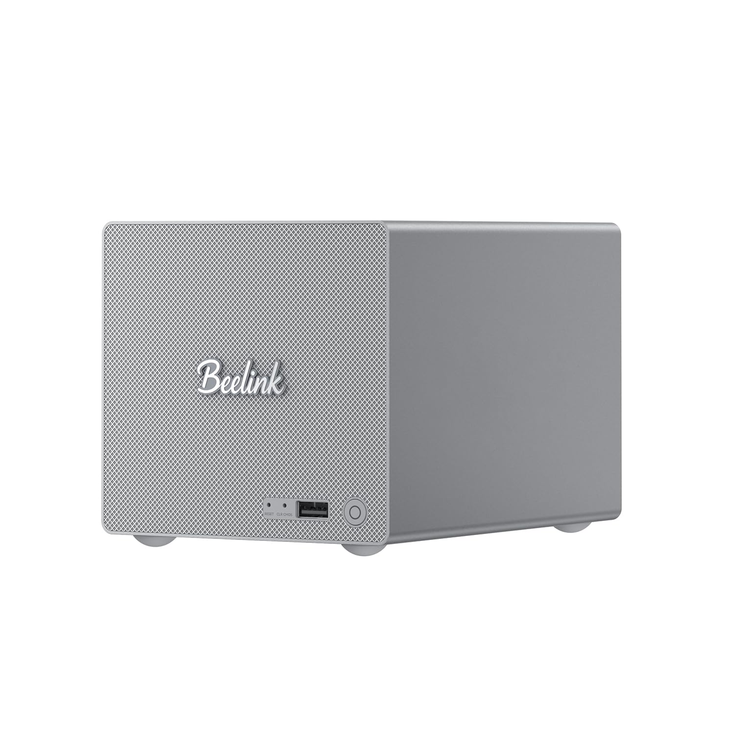 Beelink Mini PC, ME Pro 2 Hard Drive Bays NAS Intel N150 12G LPDDR5 1TB SSD, 3 x M.2 SSD Slots, Dual LAN/File Server/NAS Storage/Network Attached Storage/Private Cloud/GAI LIAN