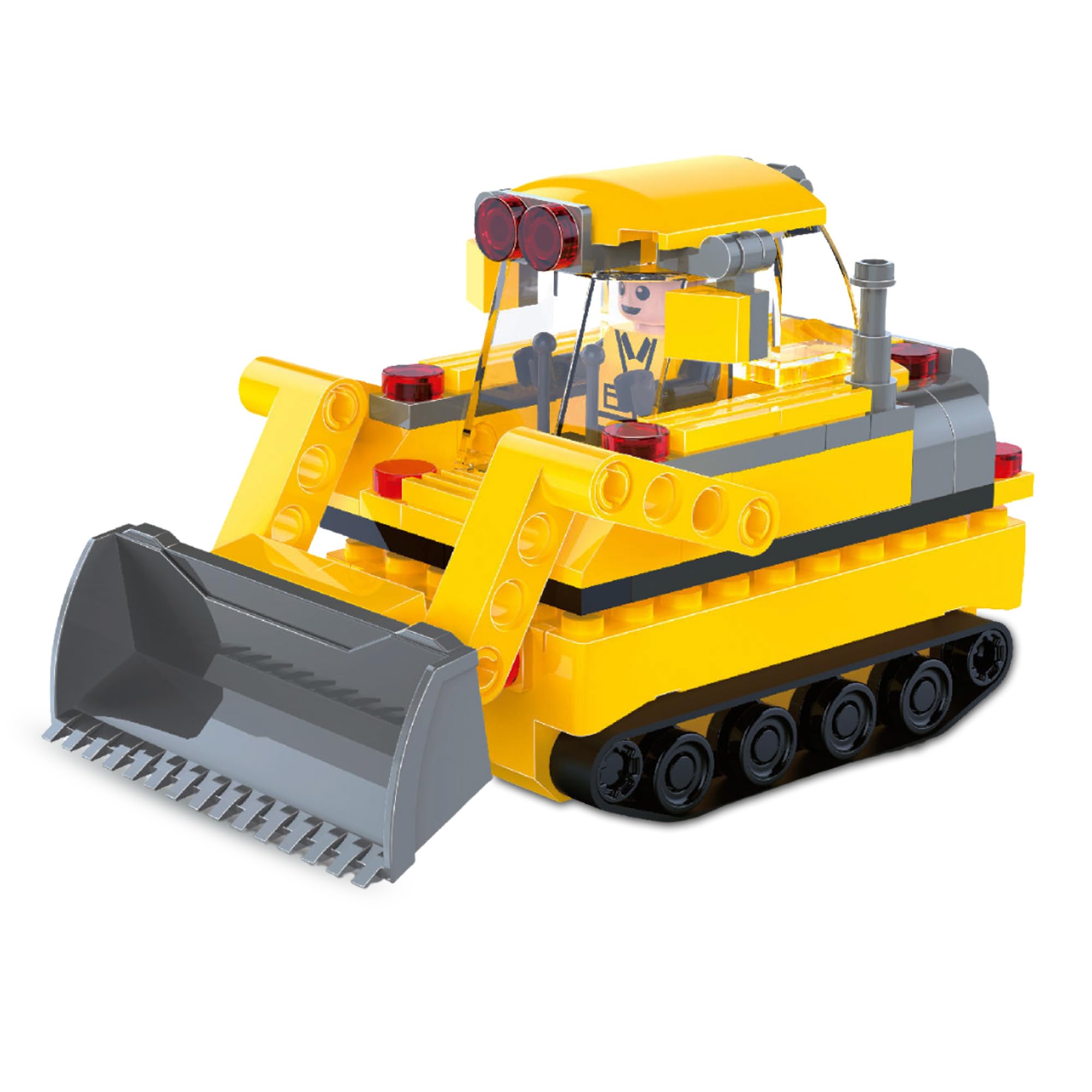 Magic Inductive Bulldozer Toy – Battery Powered Mini Pen Bulldozer with Optical Sensor – Follows Any Drawn Line with Pen & Paper – Interactive STEM Learning Gift for Kids Boys & Girls Ages 5+