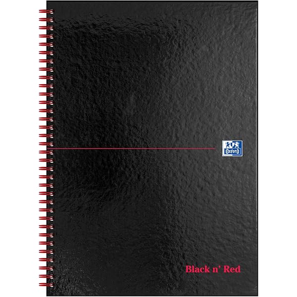 Amazon.com: Oxford Black n' Red A6 Wirebound Hardback Notebook