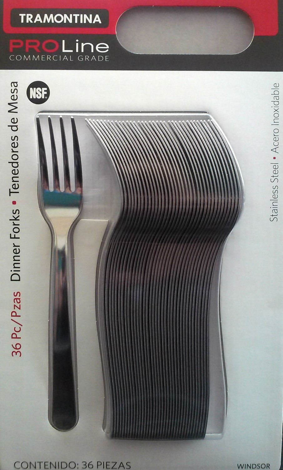 Tramontina Pro Line 36 Dinner Forks Commercial Grade Stainless Steel