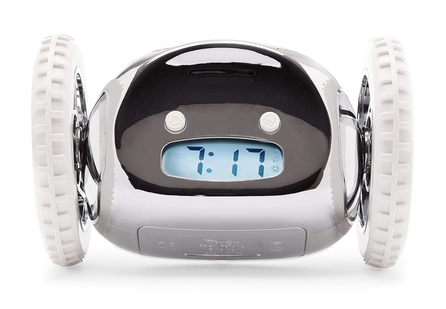 Clocky Rolling Alarm Clock for Adults and Kids (Best Loud for Heavy