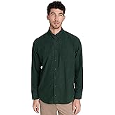 Taylor Stitch Men's Corduroy Jack Shirt, Heather Pine Pincord, Green, 19" Neck