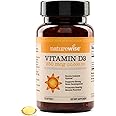 NatureWise Vitamin D3 10,000IU (250 mcg) 30-Day Supply - High Potency for Healthy Immune Support & Muscle Function, Non-GMO, Gluten-Free in Organic Extra Virgin Olive Oil, (Mini Softgel), 30 Count