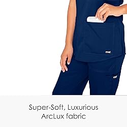 Grey's Anatomy Women's Two Pocket V-Neck Scrub Top