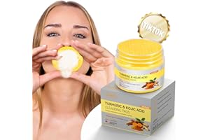 AOPO Kojic Acid and Turmeric Cleansing Pads, 50 Pcs, for Face Cleansing and Exfoliation