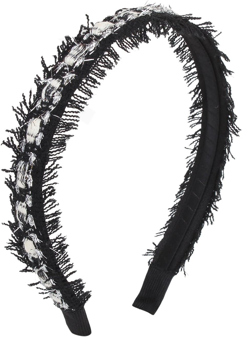 Fayon Fashion Black Thread Shining Hair Band for Women and Girls Hair Accessories