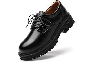 TKKAE Oxford Shoes for Women Women's Oxford Shoes Platform Oxfords for Women Women's Classic Lace Up Loafers Comfortable Dress Business Casual Work Office Oxfords Shoe for Ladies