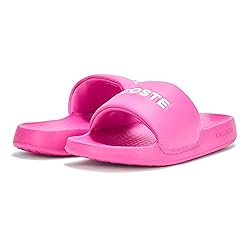 Lacoste Women's Serve Slide, Pink, 10