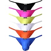 iKingsky Men's Pouch Thong Underwear Sexy Low Rise Bulge Underwear