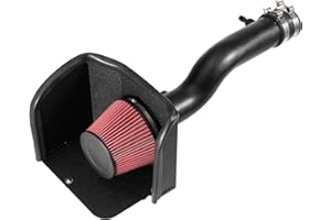 VEVOR Cold Air Intake, 3.3 Inch Cold Air Intake System + Heat Shield Compatible with 2016-2023 Toyota Tacoma 3.5L V6 Gas, Hig