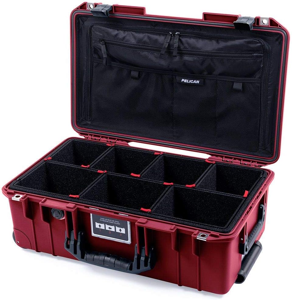 Pelican Oxblood & Black 1535 air case with TrekPak