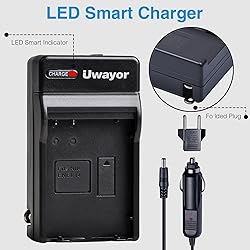 Uwayor EN-EL14 EN-EL14A Battery and Charger Set for