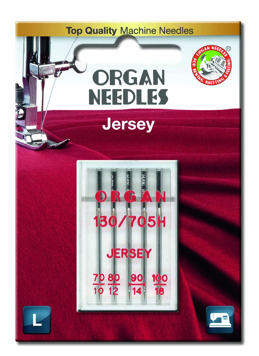 Organ Sewing Machine Needles JERSEY MIX 70,80,90 & 100