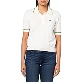 Lacoste Women's Cropped 3D Seamless Stretch Cotton Polo Shirt