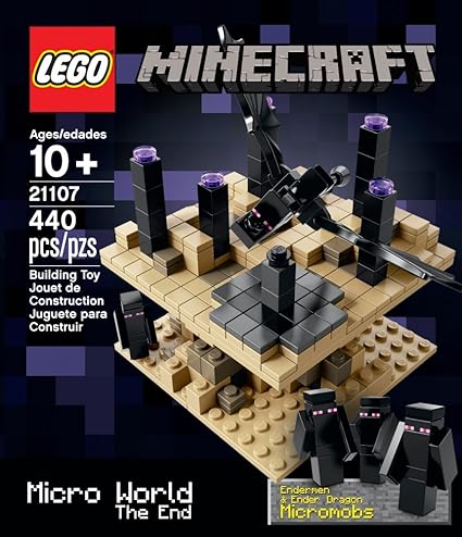 Amazon.com: LEGO Minecraft Micro World - The End 21107 (Discontinued by manufacturer): Toys \u0026 Games