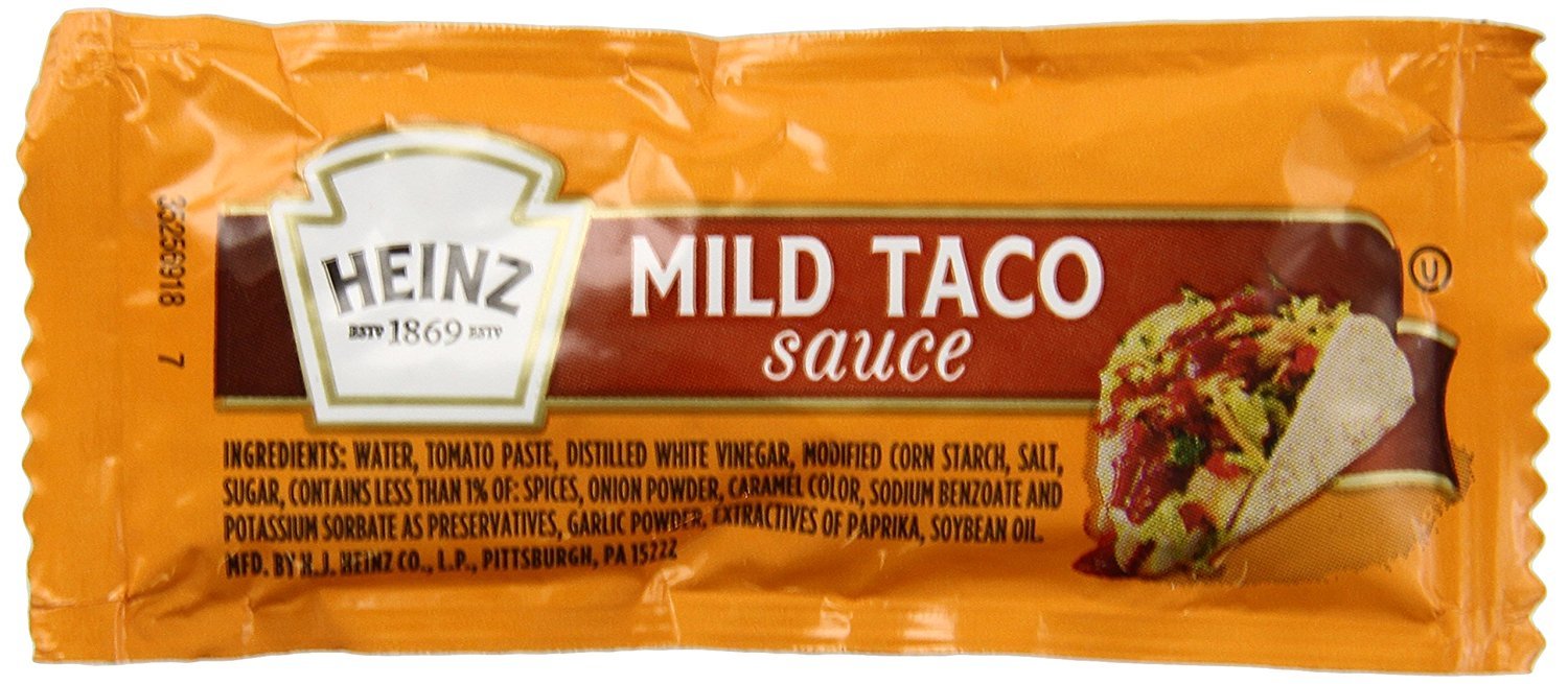 Heinz Mild Taco Sauce Single Serve Packet (0.3 oz Packets