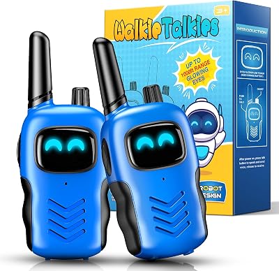 Grriopi Walkie Talkies for Kids 3-12 Years Old, Outdoor Toy Gift, 1000ft Range,