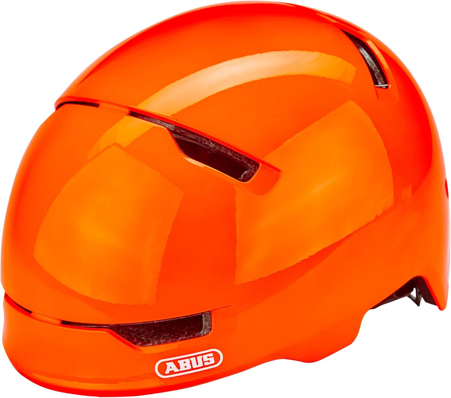 orange kids helmet
