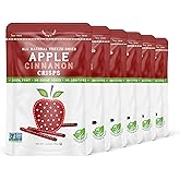 Nature’s Turn Freeze-Dried Apple Cinnamon Crisps – Healthy, Gluten-Free, Crispy & Delicious, Plant-Based Snack, Ideal for Cereal, Smoothies, School Lunches, & On-the-Go, Bags of 6 (0.53 oz Each)