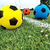 HTI Foam Football Size 5 Blue Red Yellow Durable Play Ball Toy view 8