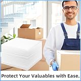 Olicky 100 Pcs Foam Packing Bags 30x30cm Wrap Pouches Cushion Protect Fragile view 7
