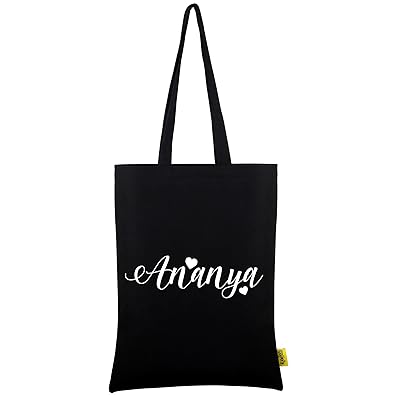 Ananya Name Printed Personalized Tote Bag Durable 100% Cotton Tote Bag, Best Gift For Ananya
