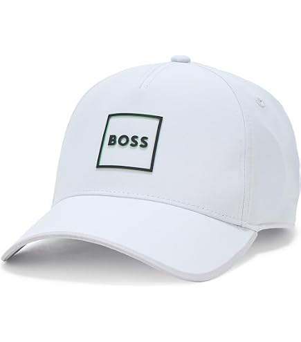 Hugo Boss Men's Black Nylon Zed M All Over Logo Cap at Amazon