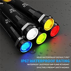 FILN 3 Pcs LED 8MM (5/16'') 12V Metal Indicator